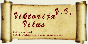 Viktorija Vilus vizit kartica